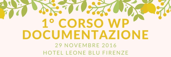 Corso Documentazione WP