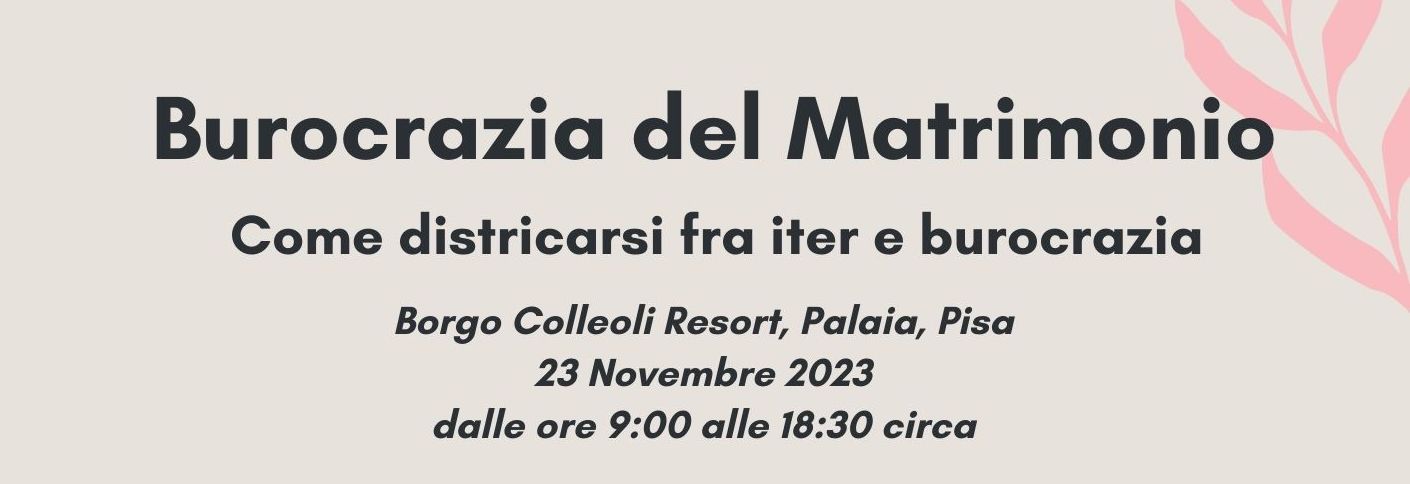 Burocrazia del Matrimonio - 2 Burocrazia del Matrimonio